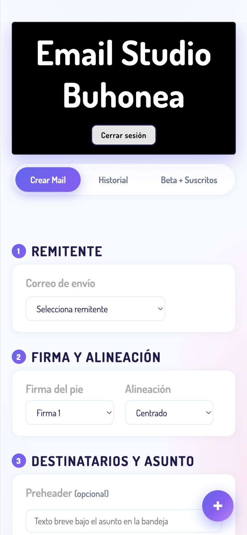 Crear y enviar mails sin pelearse con Mailchimp